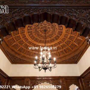 Wooden Ceiling Design Pop Ceiling Border Design No-3850