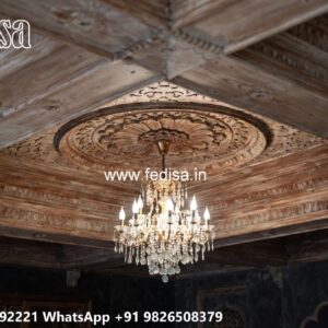 Wooden Ceiling Design Living Room Pop Design 2026 No-3851