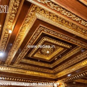 Wooden Ceiling Design Pop Minus Plus Ke Design No-3884