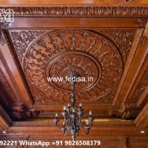 Wooden Ceiling Design Pooja Room False Ceiling Design No-3886