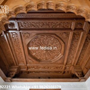 Wooden Ceiling Design Door Pop Design No-3911