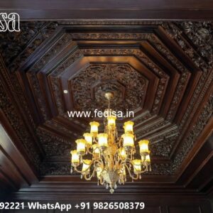 Wooden Ceiling Design Hall Ceiling Design In Cement No-3918
