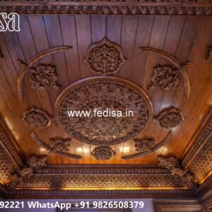 Wooden Ceiling Design Pop Frame Design No-3923
