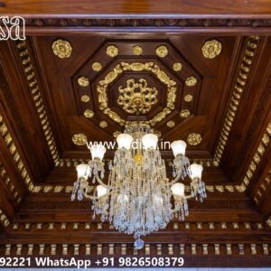 Wooden Ceiling Design Cornice Molding Pop Design No-3924