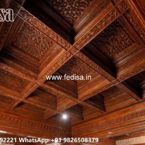 Wooden Ceiling Design Mandir Ceiling Design No-3931