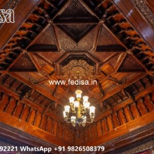 Wooden Ceiling Design Pop Ka Simple Design No-3969