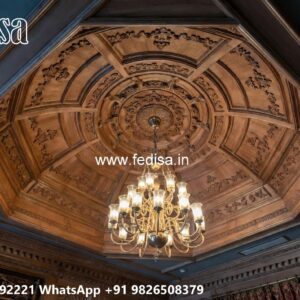 Wooden Ceiling Design Pop Design For Tv Wall Unit No-3981