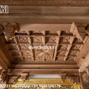 Wooden Ceiling Design Pop Interior No-3982
