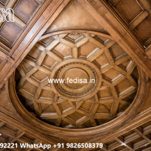 Wooden Ceiling Design Living Room Main Hall Fall Ceiling Design No-4001