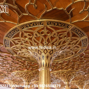 Wooden Ceiling Design Fan Box Pop Design No-4016