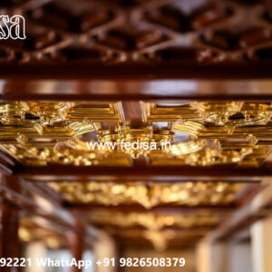 Wooden Ceiling Design Wall Putty Design Roof No-4052