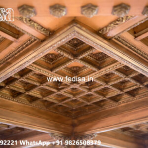 Wooden Ceiling Design Modern Pop Plus Minus Design For Porch No-4075
