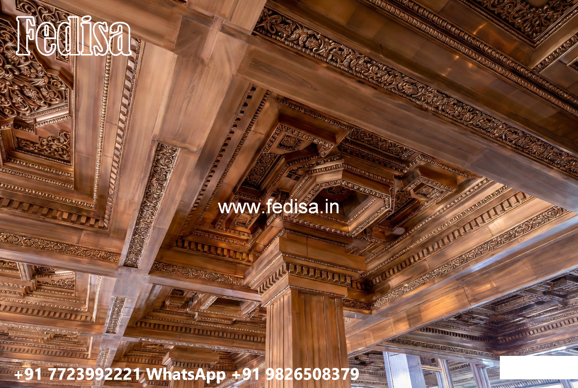Wooden Ceiling Design Pop Design For Cloth Shop No-4104