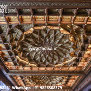 Wooden Ceiling Design House Pop Design For Hall No-4123
