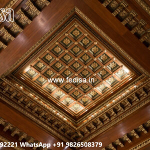 Wooden Ceiling Design Pop Gola Design No-4129