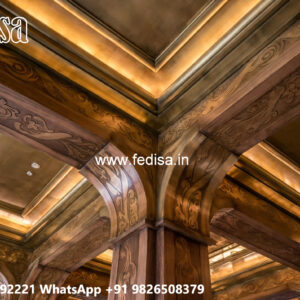 Wooden Ceiling Design Pop Design For Hall Simple No-4149