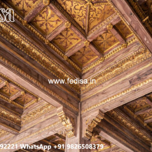 Wooden Ceiling Design Room Ceiling Pop Design No-4150