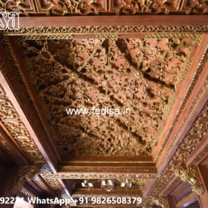Wooden Ceiling Design Pop Design Simple For Hall No-4161
