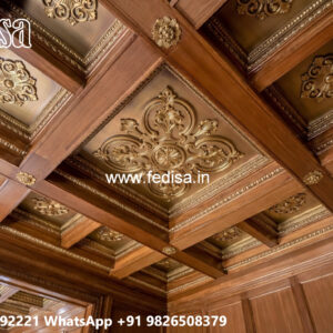 Wooden Ceiling Design Cnc Pop Design No-4172