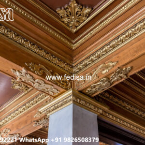 Wooden Ceiling Design New Latest Pop Design No-4182