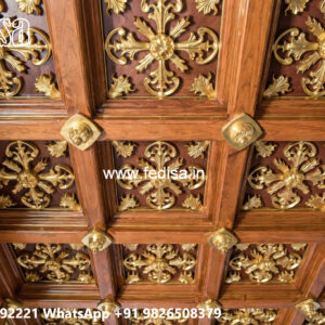 Wooden Ceiling Design Cement Pop Ceiling Design No-4190