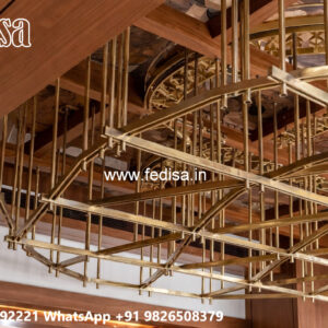 Wooden Ceiling Design Pop Ceiling Bedroom No-4198