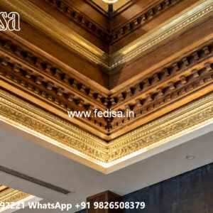 Wooden Ceiling Design Color Pop Design No-4203
