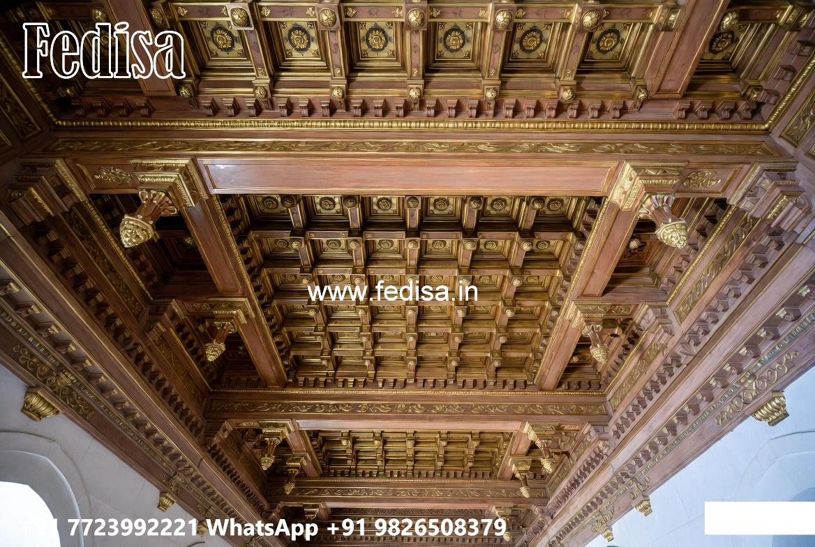 Wooden Ceiling Design Chat Ki Pop Design No-4234
