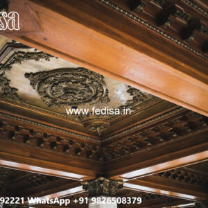 Wooden Ceiling Design Pop Design Normal No-4239