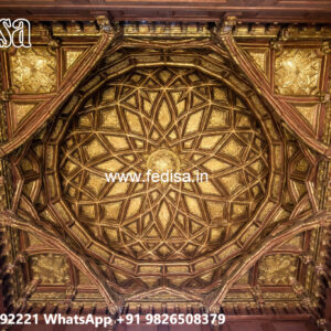 Wooden Ceiling Design Pop 3d Design No-4241