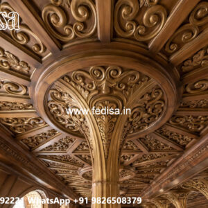 Wooden Ceiling Design Molding Pop Design No-4273