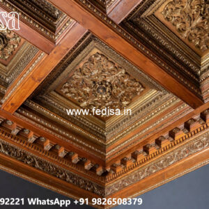 Wooden Ceiling Design Pop Ka Minus Plus Design No-4274