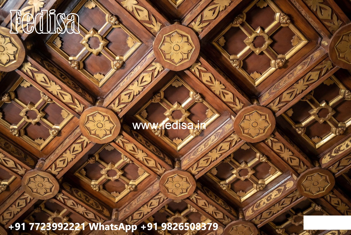 Wooden Ceiling Design Tv Unit Design Pop No-4281