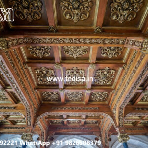 Wooden Ceiling Design Pop Design And Color No-4299