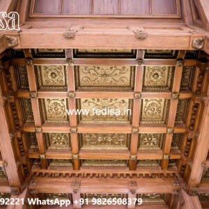 Wooden Ceiling Design Room Pop Design Simple No-4340