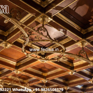 Wooden Ceiling Design New Model False Ceiling No-4354