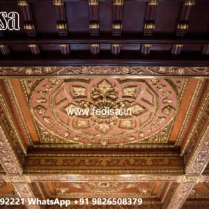 Wooden Ceiling Design Hall Ceiling Pop No-4362