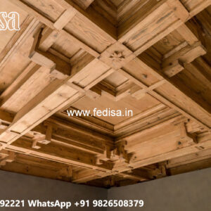 Wooden Ceiling Design Room Chhat Design No-4390