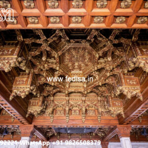 Wooden Ceiling Design Pop Plus Minus New Design No-4391