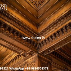 Wooden Ceiling Design Pop Design Near Me No-4414