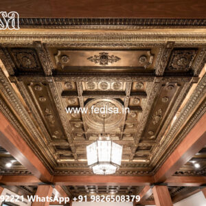 Wooden Ceiling Design Pop Ceiling Corner Design No-4435