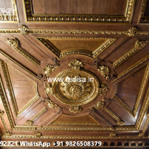 Wooden Ceiling Design Pop Sitting Room Design No-4442