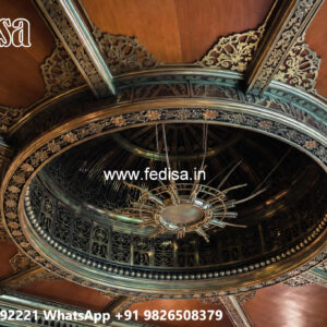 Wooden Ceiling Design Pop Design Corner No-4449