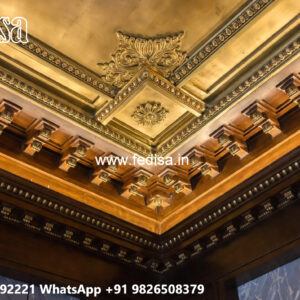 Wooden Ceiling Design Pop Side Border Design No-4455