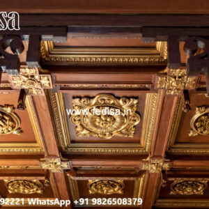Wooden Ceiling Design False Ceiling For Small Living Room No-4456