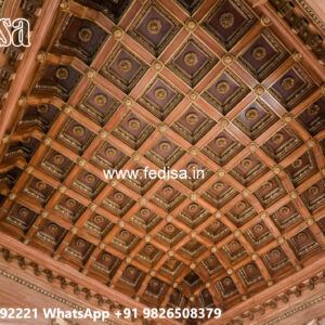 Wooden Ceiling Design Pop Border Design Price No-4467
