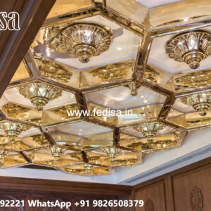 Wooden Ceiling Design Ceiling Pop Design Color No-4471