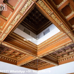 Wooden Ceiling Design Classic Pop Design No-4474