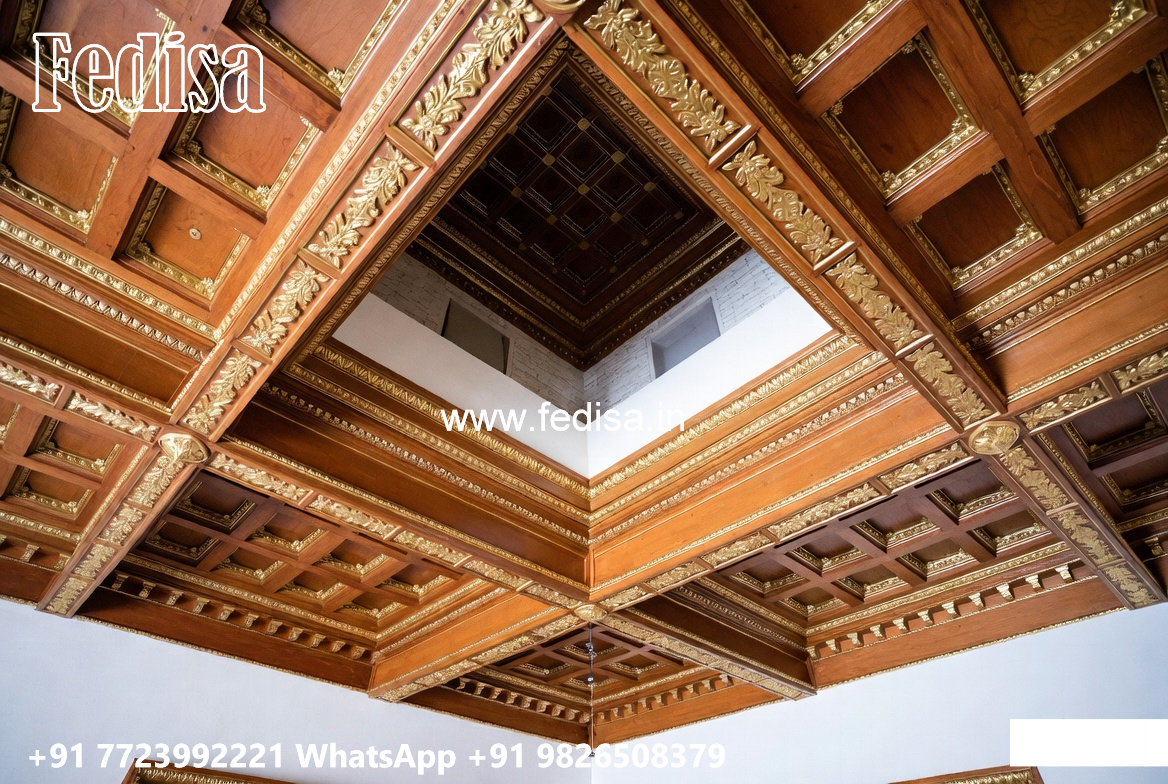 Wooden Ceiling Design Classic Pop Design No-4474