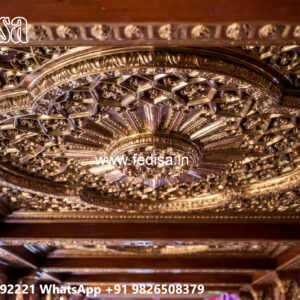 Wooden Ceiling Design Modern Simple Pop Design Hall No-4504